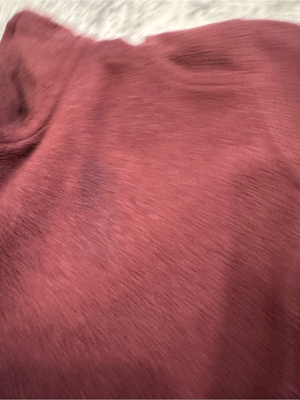 The North Face Women's Quarter-Zip Fleece in Burgundy - Picture 6 of 8